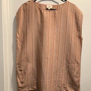 Aritzia Wilfred Striped Linen Dress/Tunic